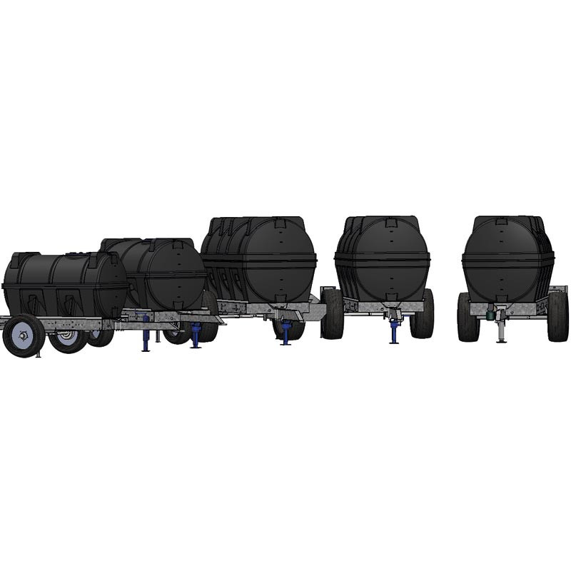 Citerne à eau 2000 litres roulante pour tracteur Citerne à eau 2000 litres roulante pour tracteur