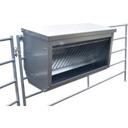 Râtelier métallique avec couvercle à suspendre