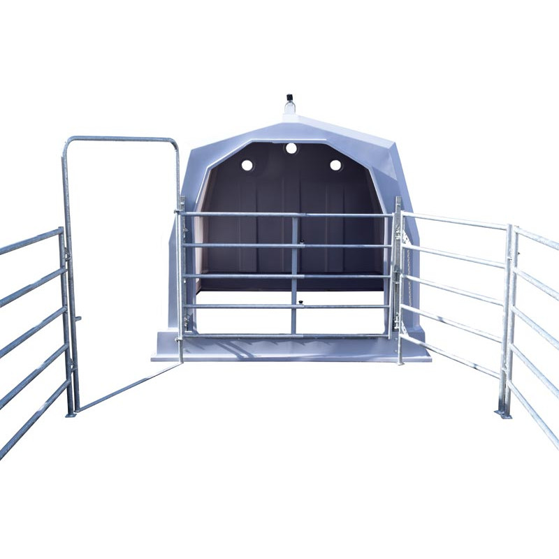 Parc pour niche à veaux collective