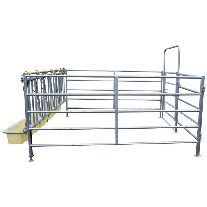 Niche à veaux collective avec parc