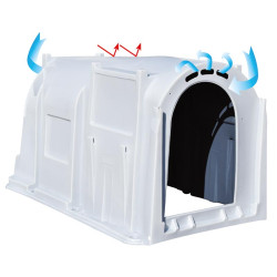 Niche à veaux XXL bicouche Niche à veaux XXL bicouche