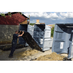 Pack niche à veaux confort XXL avec caillebotis