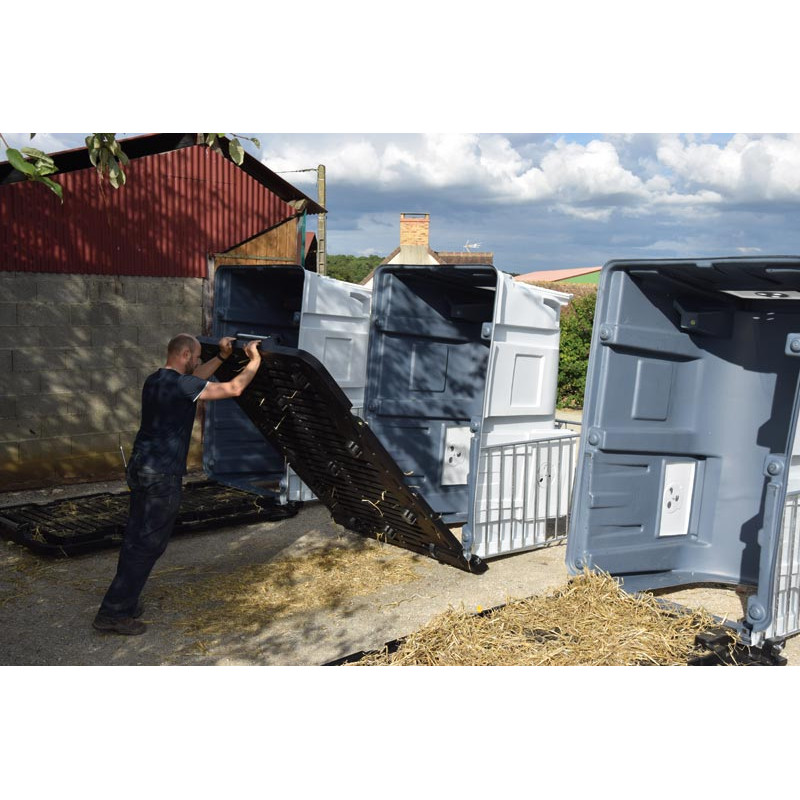 Pack niche à veaux confort XXL avec caillebotis