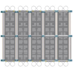 Cloison pour case à veaux Hygiène Pro montée dos à dos