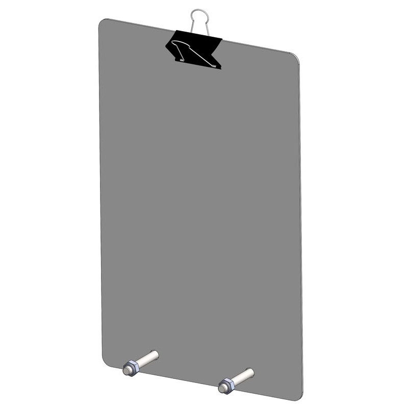 Support de suivi d'élevage pour case à veau HYGIENE PRO PM et GM et STANDARD GM