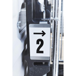 Jeu de 10 adhésifs numérotés