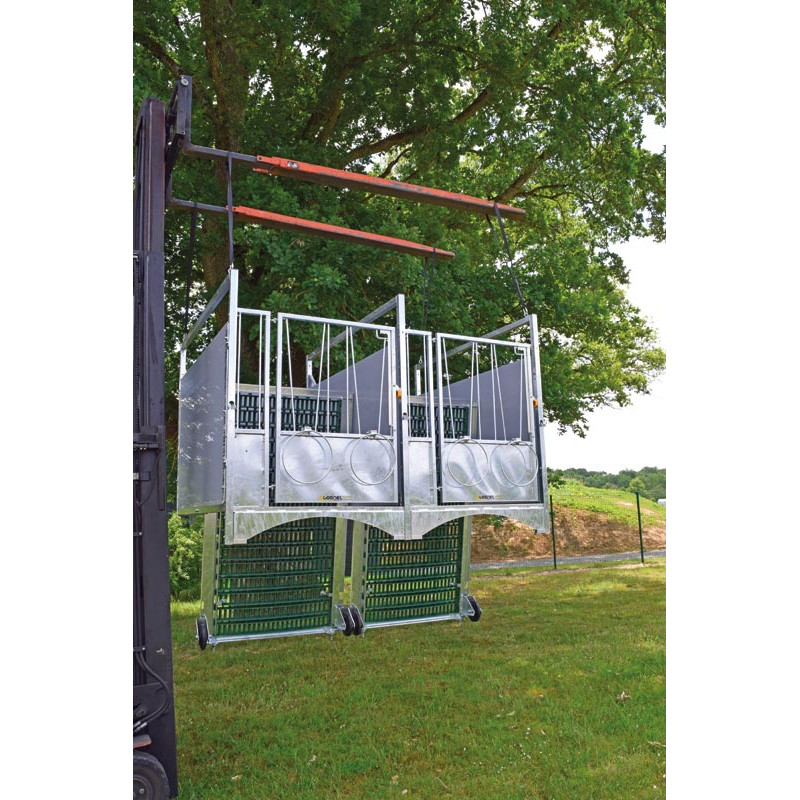 Box à veau roulant STANDARD DUO