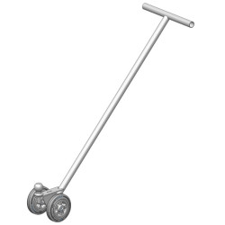 Chariot pivot 2 roues pour déplacement des boxes à veau roulant HYGIENE PRO et STANDARD