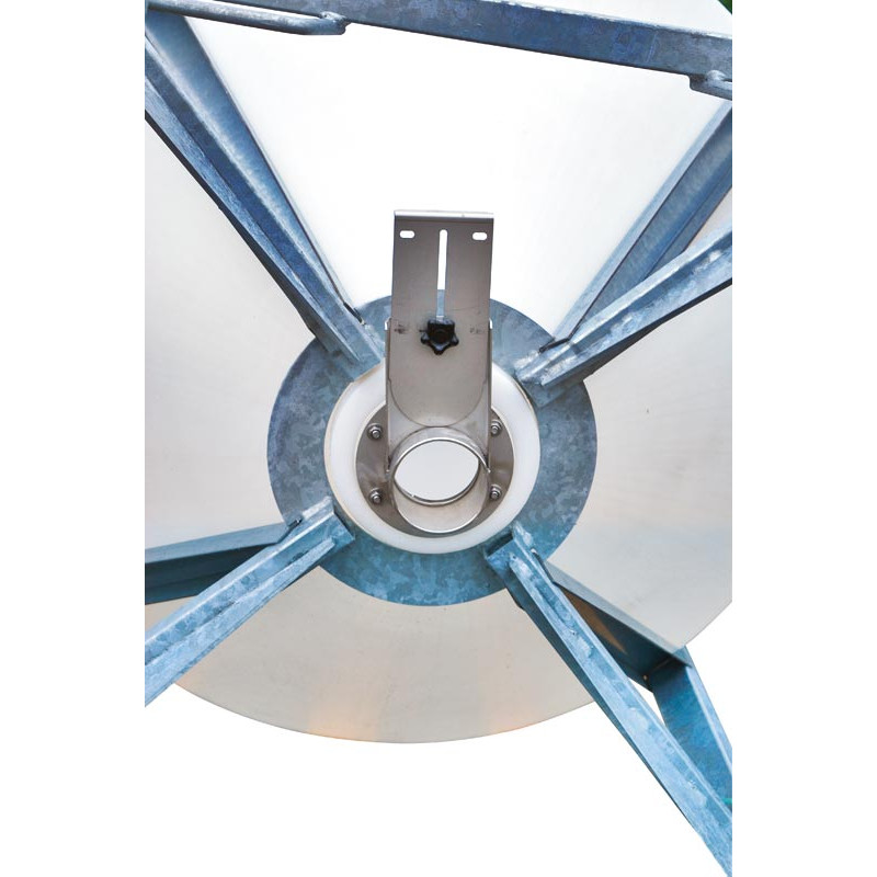 Silo à aliments 500 L avec trappe sur châssis Silo à aliments 500 L avec trappe sur châssis