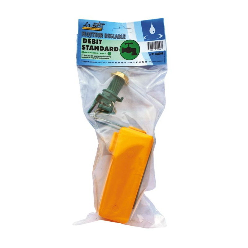 Robinet flotteur pression du réseau réglable 15l/min 