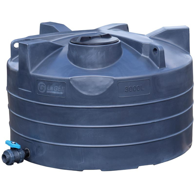 Cuve de stockage aérienne verticale 3000 l. ø 1,95 m Cuve de stockage aérienne verticale 3000 l. ø 1,95 m