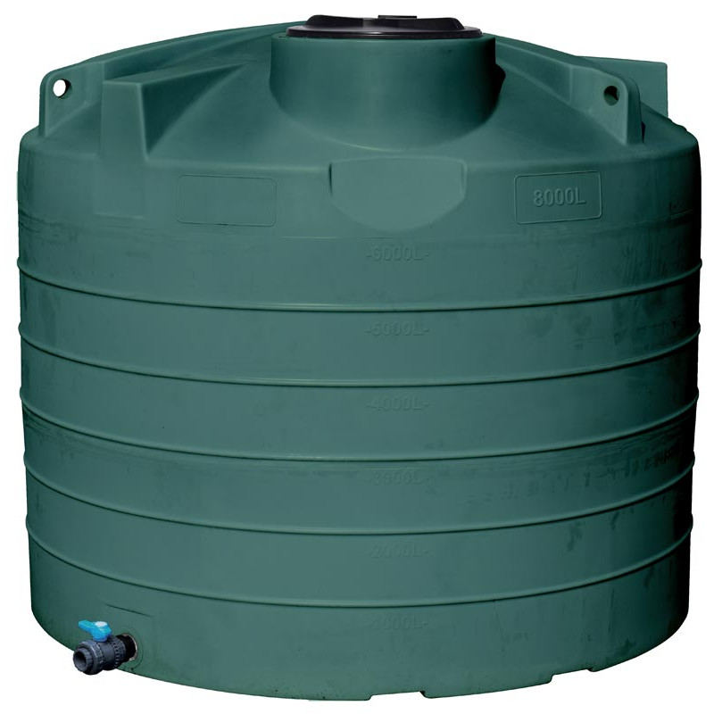Cuve aérienne de stockage 8000 L autoportante verticale - D1,5 Cuve aérienne de stockage 8000 L autoportante verticale - D1,5
