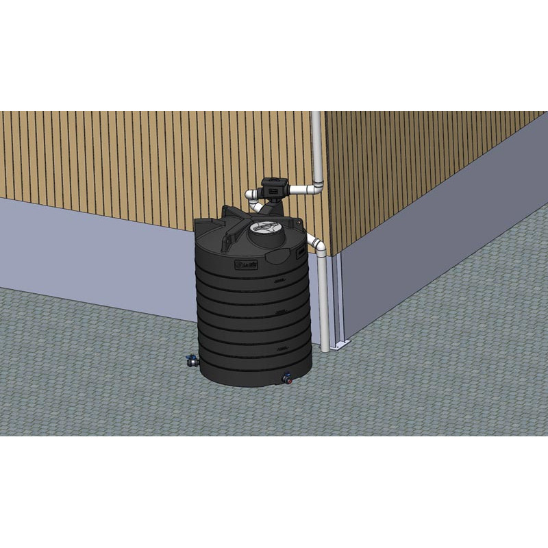 "MAXI Filtre La Gée" pour récupération eau de gouttière pour cuve à eau de stockage