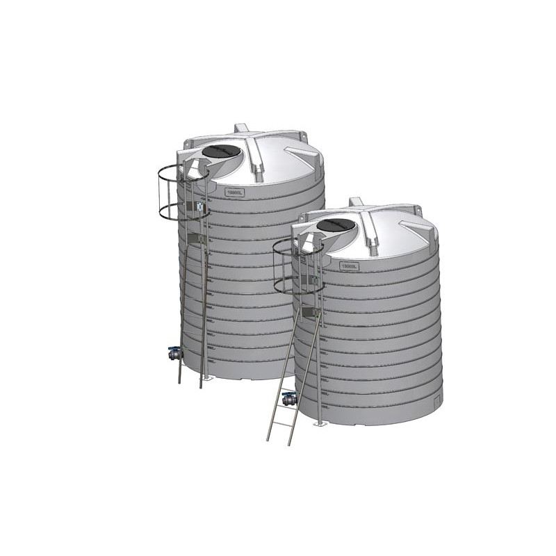 Echelle à crinoline galvanisée