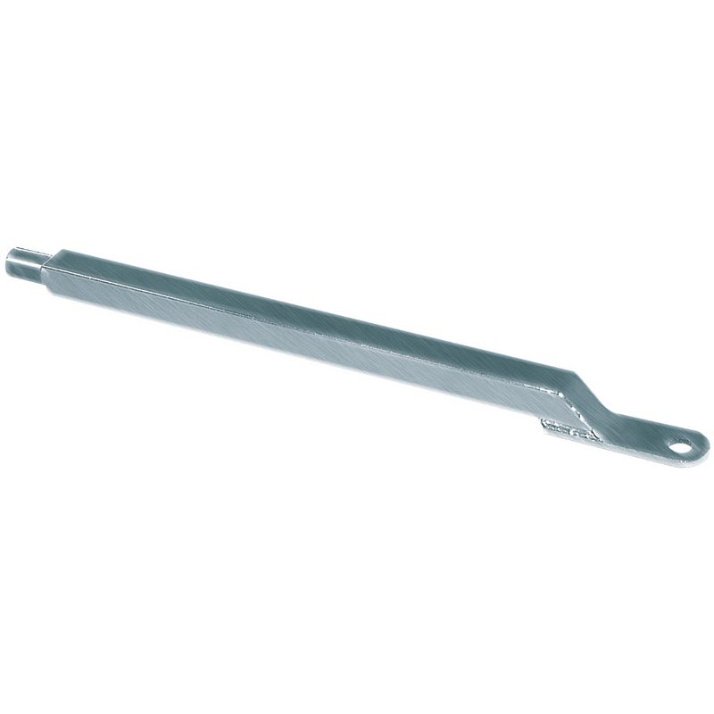 Flèche d'attelage à trou pour chariot 4 roues