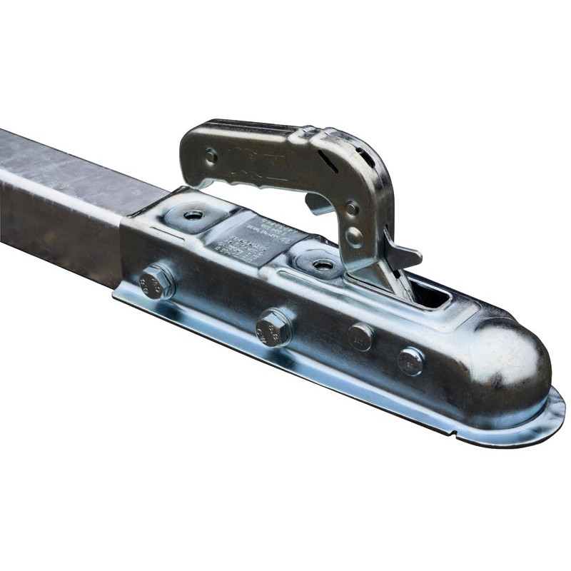 Flèche avec tête d'attelage à boule pour chariot 4 roues Flèche avec tête d'attelage à boule pour chariot 4 roues