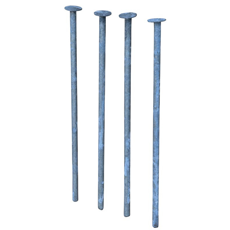 Jeu de 4 pitons d'ancrage