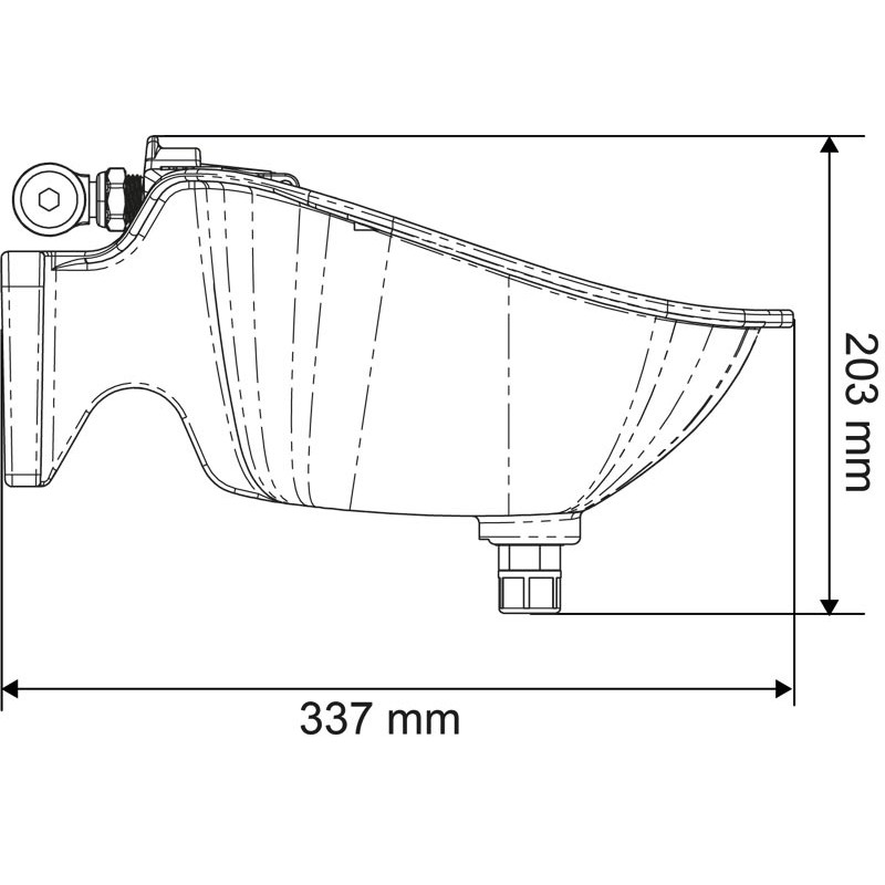 Abreuvoir PF3 PLUS POLYDRINK avec anti-lapage