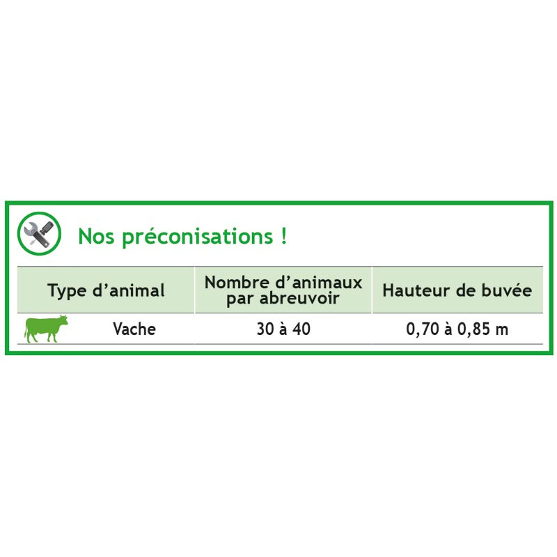 Abreuvoir POLYNOX S 255 basculant non chauffant