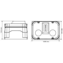 Abreuvoir POLYTHERME 2 coupelles
