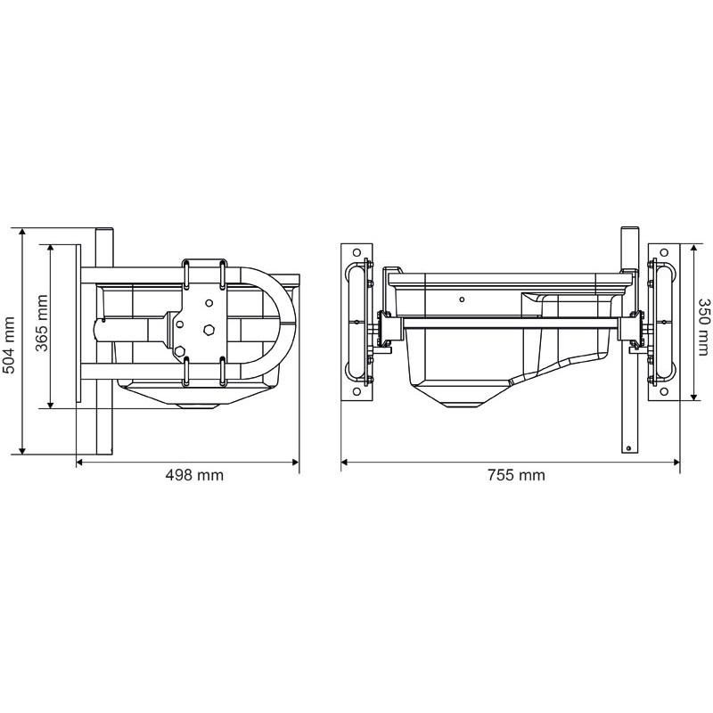 POLYBAC simple basculant 30 M à cordon 