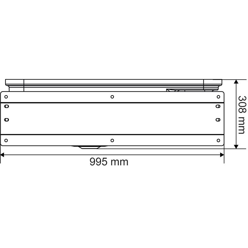 Abreuvoir Polybac 75 M double avec rebord à cordon sans support de fixation