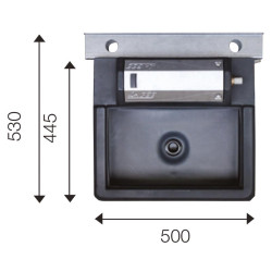 Abreuvoir Polybac 25 M simple avec rebord intérieur