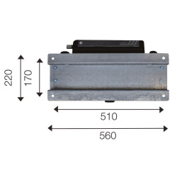 Abreuvoir Polybac 25 M simple avec rebord intérieur