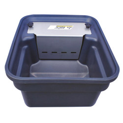 Abreuvoir Polybac 30 M simple avec rebord à cordon et support de fixation