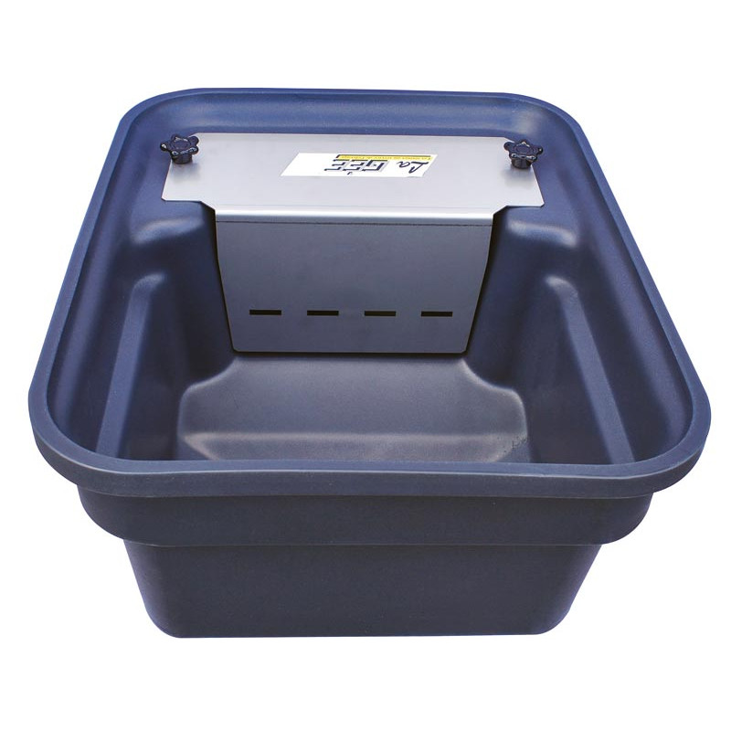 Abreuvoir Polybac 30 M simple avec rebord à cordon et support de fixation