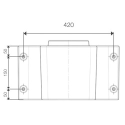Réhausse POLYRAISE pour buse murale THERMO M