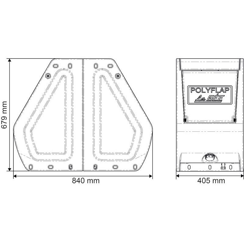 Abreuvoir POLYFLAP Double