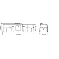 Abreuvoir POLYMASTER PM 2.40 chauffant Abreuvoir POLYMASTER PM 2.40 chauffant
