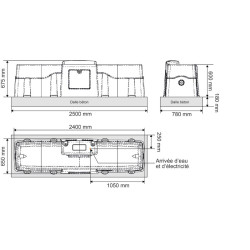 Abreuvoir POLYMASTER PM 2.40 chauffant Abreuvoir POLYMASTER PM 2.40 chauffant