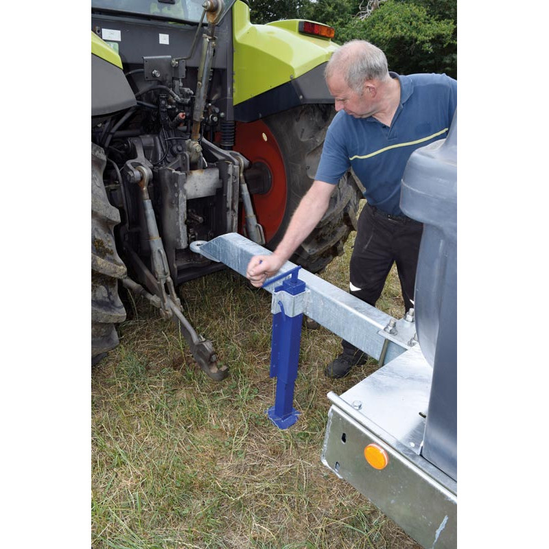 Citerne à eau 2000 litres roulante pour tracteur 