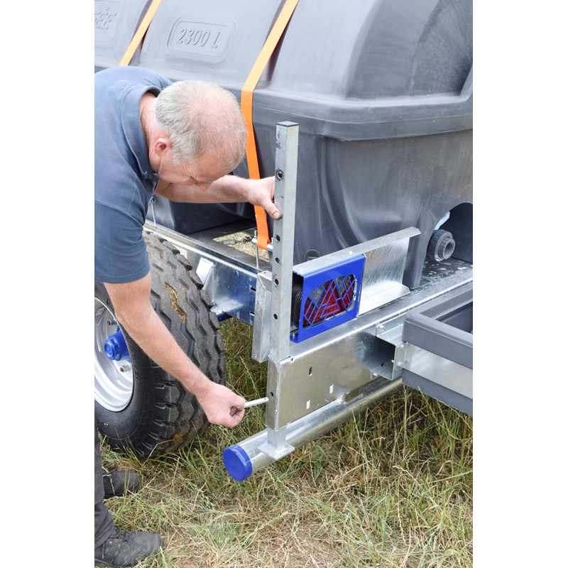 Citerne à eau 2000 litres roulante pour tracteur 