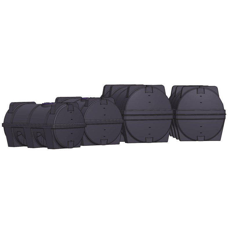 Citernes monoblocs cylindriques 3100 L Citernes monoblocs cylindriques 3100 L
