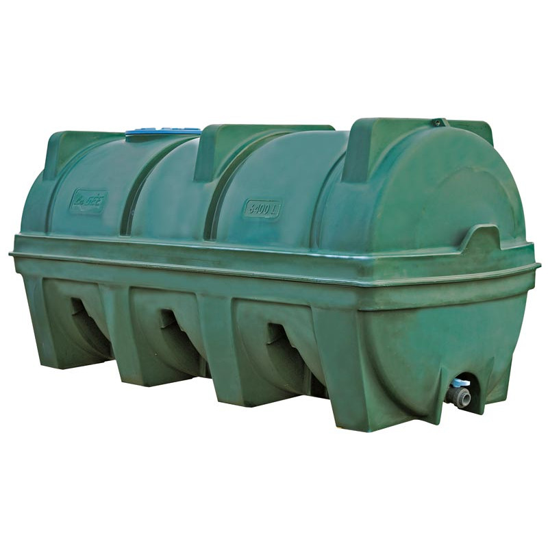 Cuve de stockage 6400 L aérienne autoportante horizontale - D1,5 Cuve de stockage 6400 L aérienne autoportante horizontale - D1,5