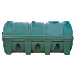 Cuve de stockage 6400 L aérienne autoportante horizontale - D1,5 Cuve de stockage 6400 L aérienne autoportante horizontale - D1,5