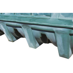 Cuve de stockage 8500 L aérienne autoportante horizontale - D1,5