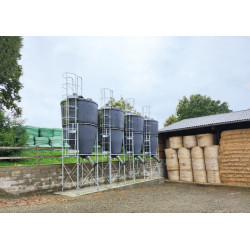 Silo à aliments grande contenance 9,70 m³ Silo à aliments grande contenance 9,70 m³