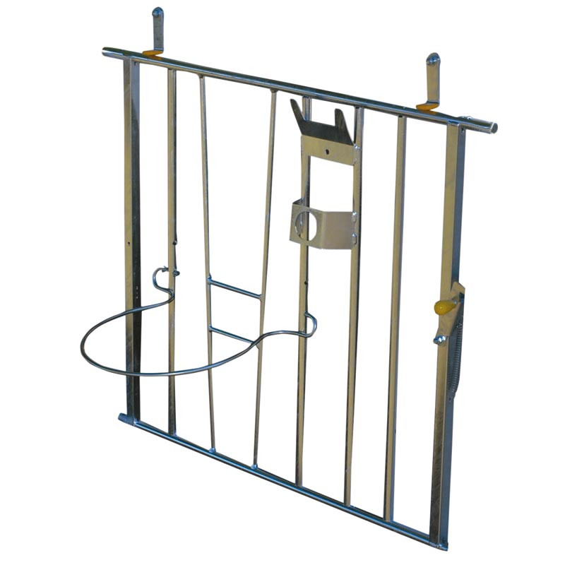 Porte avant avec porte-seau pour niche XL et XXL Porte avant avec porte-seau pour niche XL et XXL