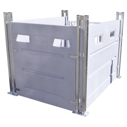 Fond arriere PEHD pour case a veau HYGIENE PRO GM et STANDARD GM