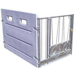 Extension pour case à veau HYGIENE PRO PEHD à cloisons PE fixes Extension pour case à veau HYGIENE PRO PEHD à cloisons PE fixes