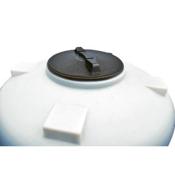 Silo à aliments 500 L avec trappe sur châssis 