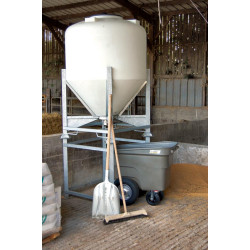 Réhausse de pied pour silo à aliments sur châssis