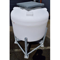 Couvercle galva pour silo à aliments petite contenance