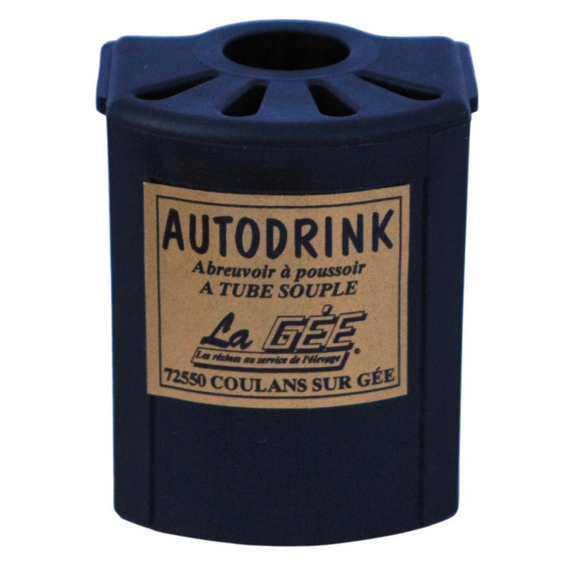 Poussoir autodrink à tube