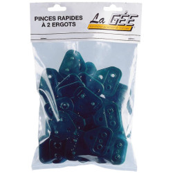 Pince rapide avec 2 ergots