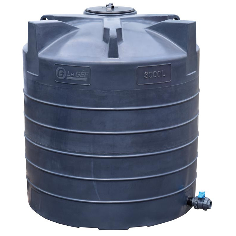 Cuve de stockage aérienne verticale 3000 l. ø 1,60 m Cuve de stockage aérienne verticale 3000 l. ø 1,60 m